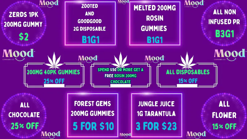 Mood Cannabis Company - Jackson DEALS GALORE @MOOD JACKSON