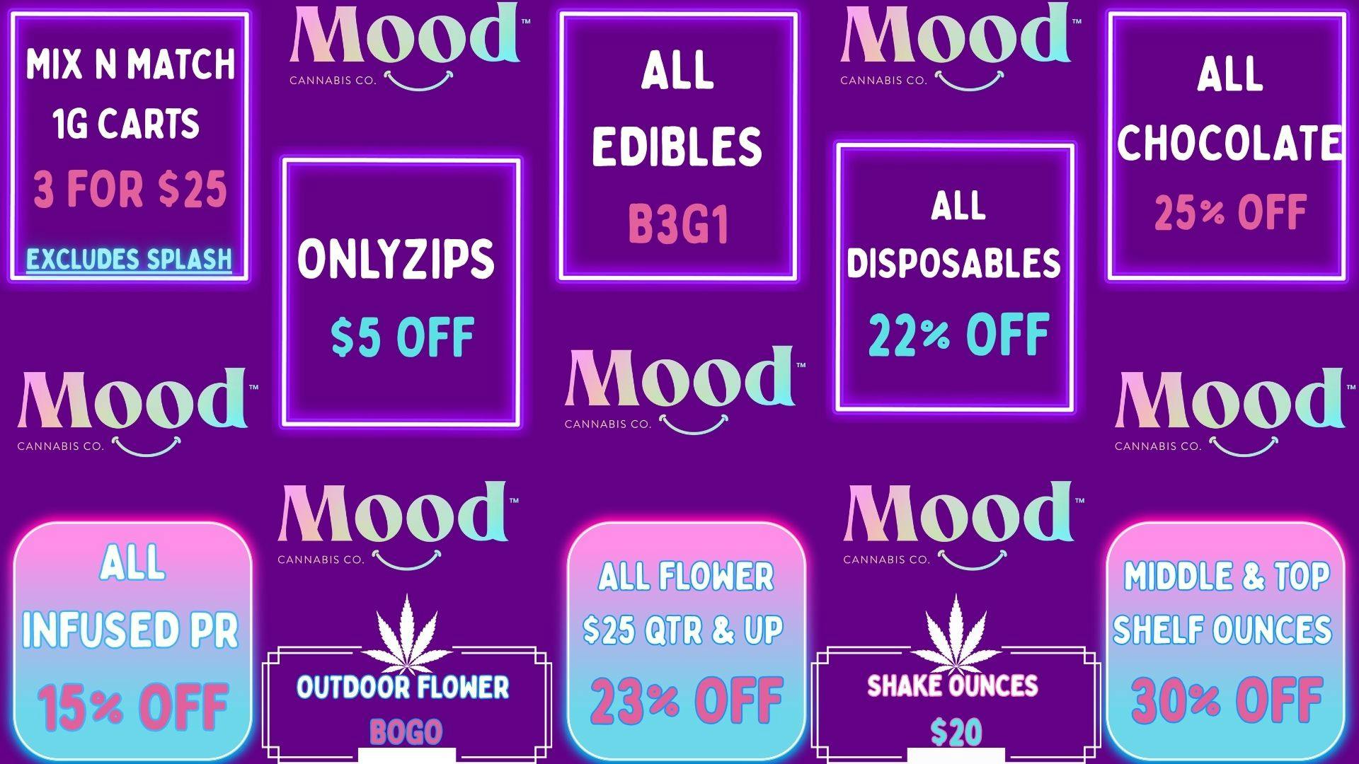 Mood Cannabis Company - Jackson DEALS GALORE @MOOD JACKSON
