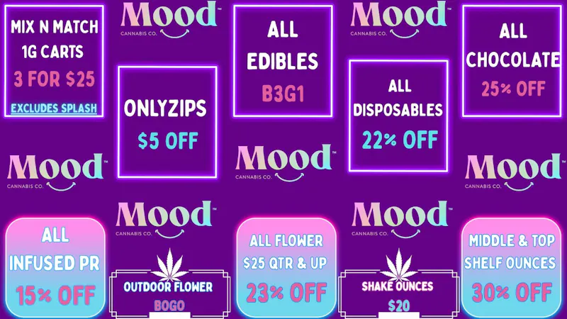 Mood Cannabis Company - Jackson DEALS GALORE @MOOD JACKSON