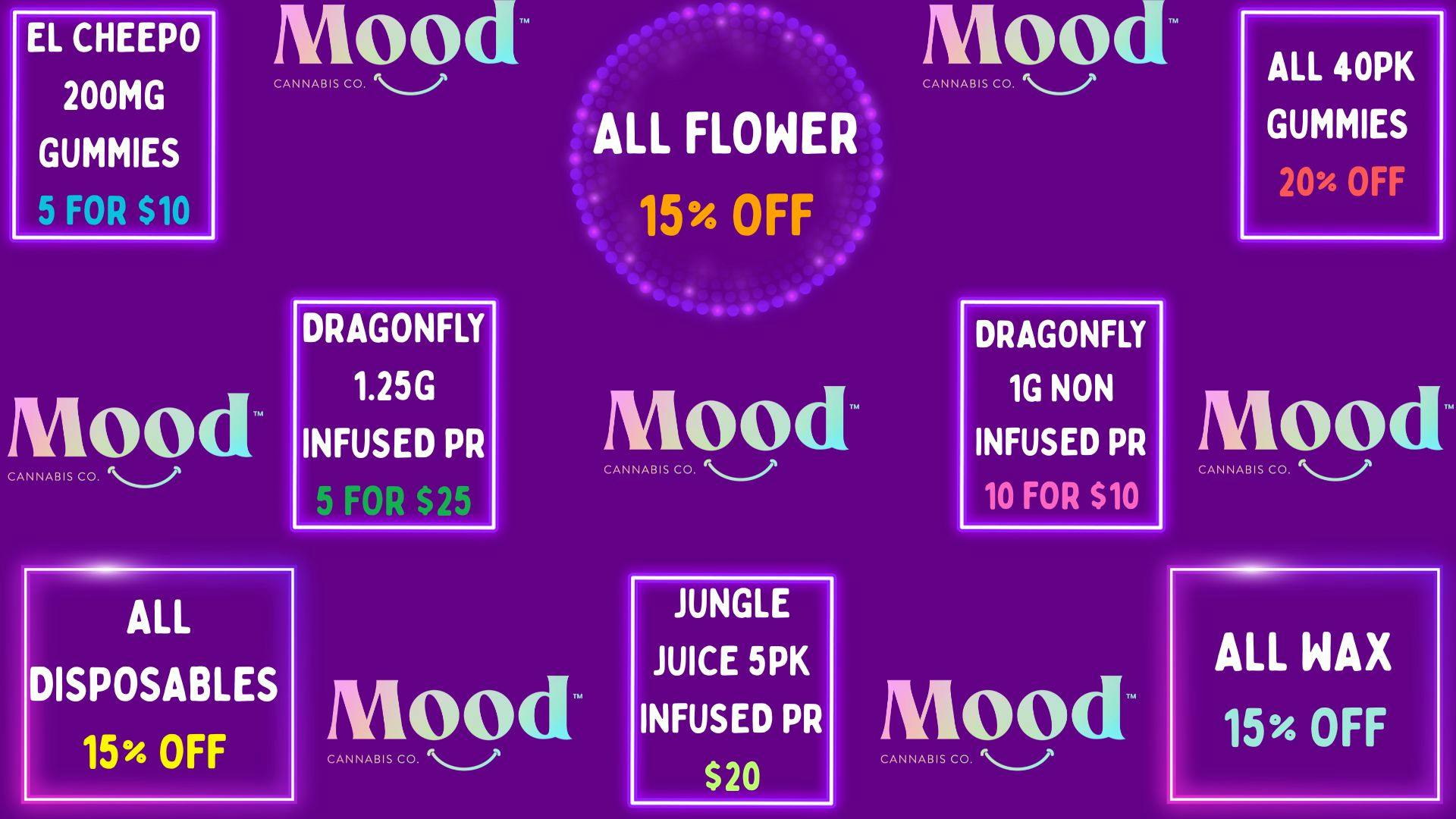 Mood Cannabis Company - Jackson THE BEST DEALS IN TOWN HERE @MOOD JACKSON