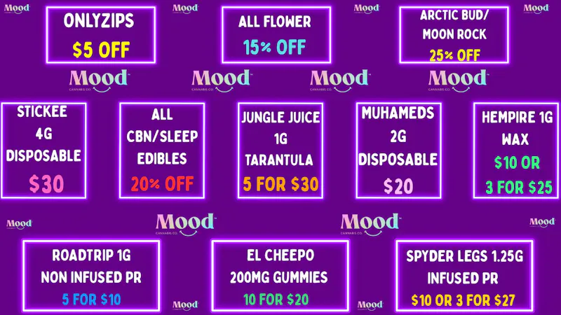 Mood Cannabis Company - Jackson DEALS GALORE @MOOD JACKSON