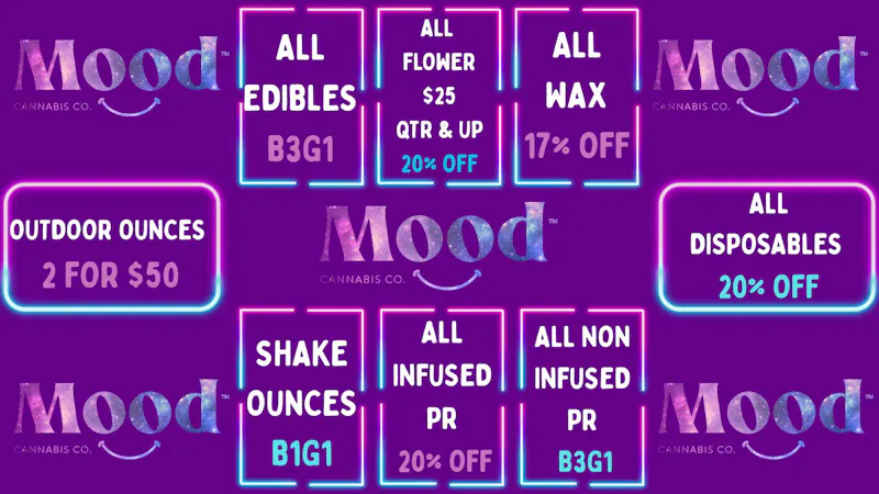Mood Cannabis Company - Jackson DEALS GALORE @MOOD JACKSON