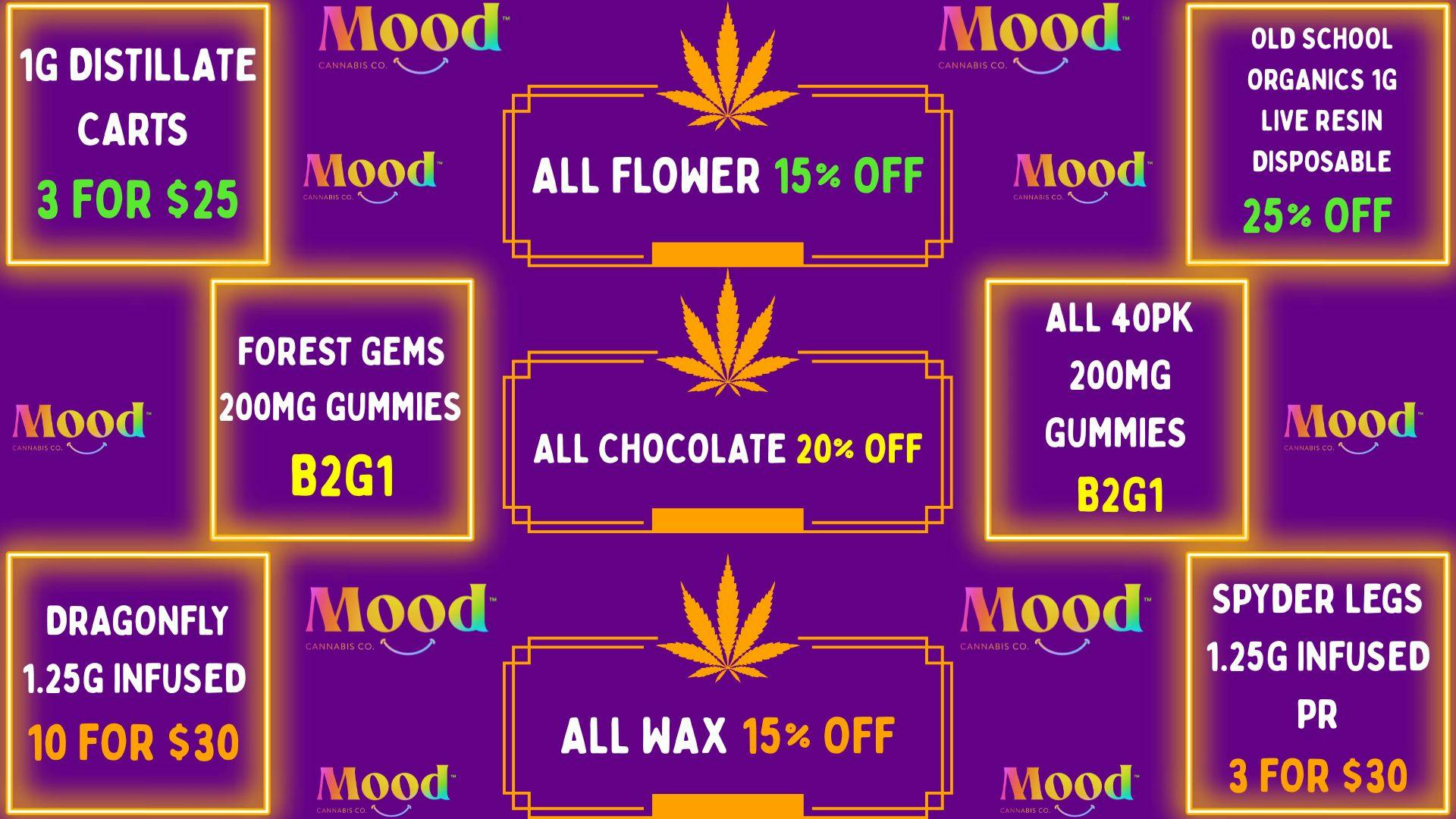 Mood Cannabis Company - Jackson DEALS GALORE @MOOD JACKSON
