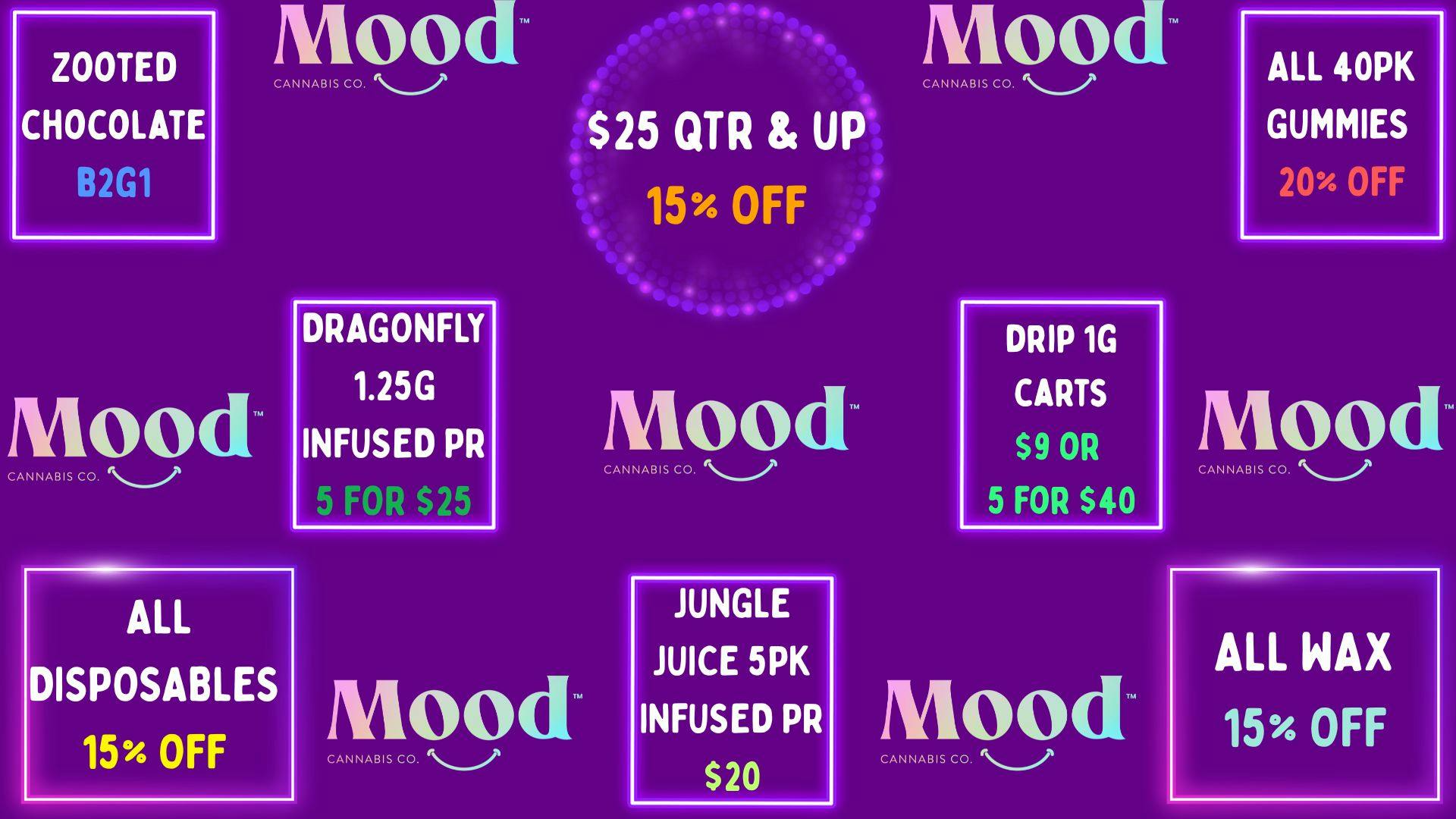Mood Cannabis Company - Jackson EXCLUSIVE DEALS @MOOD JACKSON