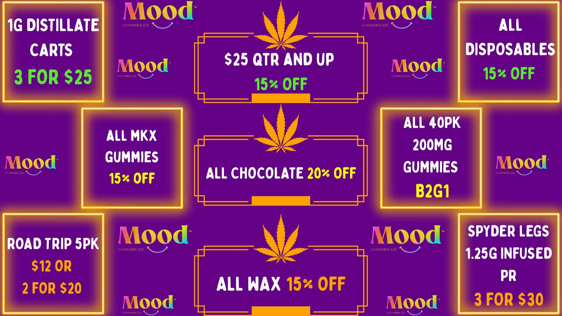 Mood Cannabis Company - Jackson EXCLUSIVE DEALS @MOOD JACKSON