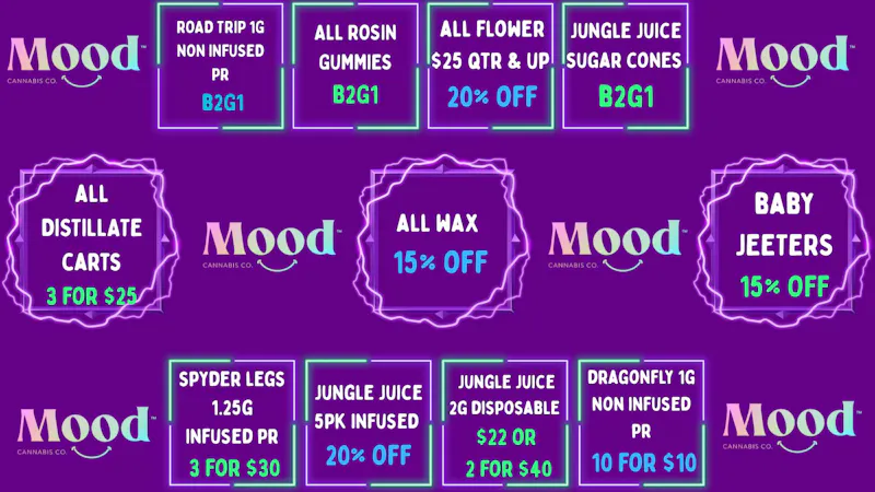 Mood Cannabis Company - Jackson EXCLUSIVE DEALS @MOOD JACKSON