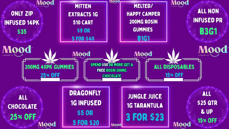 Mood Cannabis Company - Jackson EXCLUSIVE DEALS @MOOD JACKSON