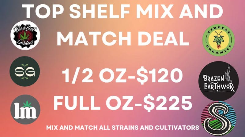 Grove Cannabis Company (Delivery Available) Top shelf mix and match!