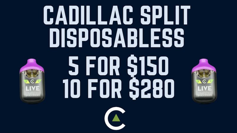 Grove Cannabis Company (Delivery Available) Cadillac Diamond Split 2g Disposable Deals