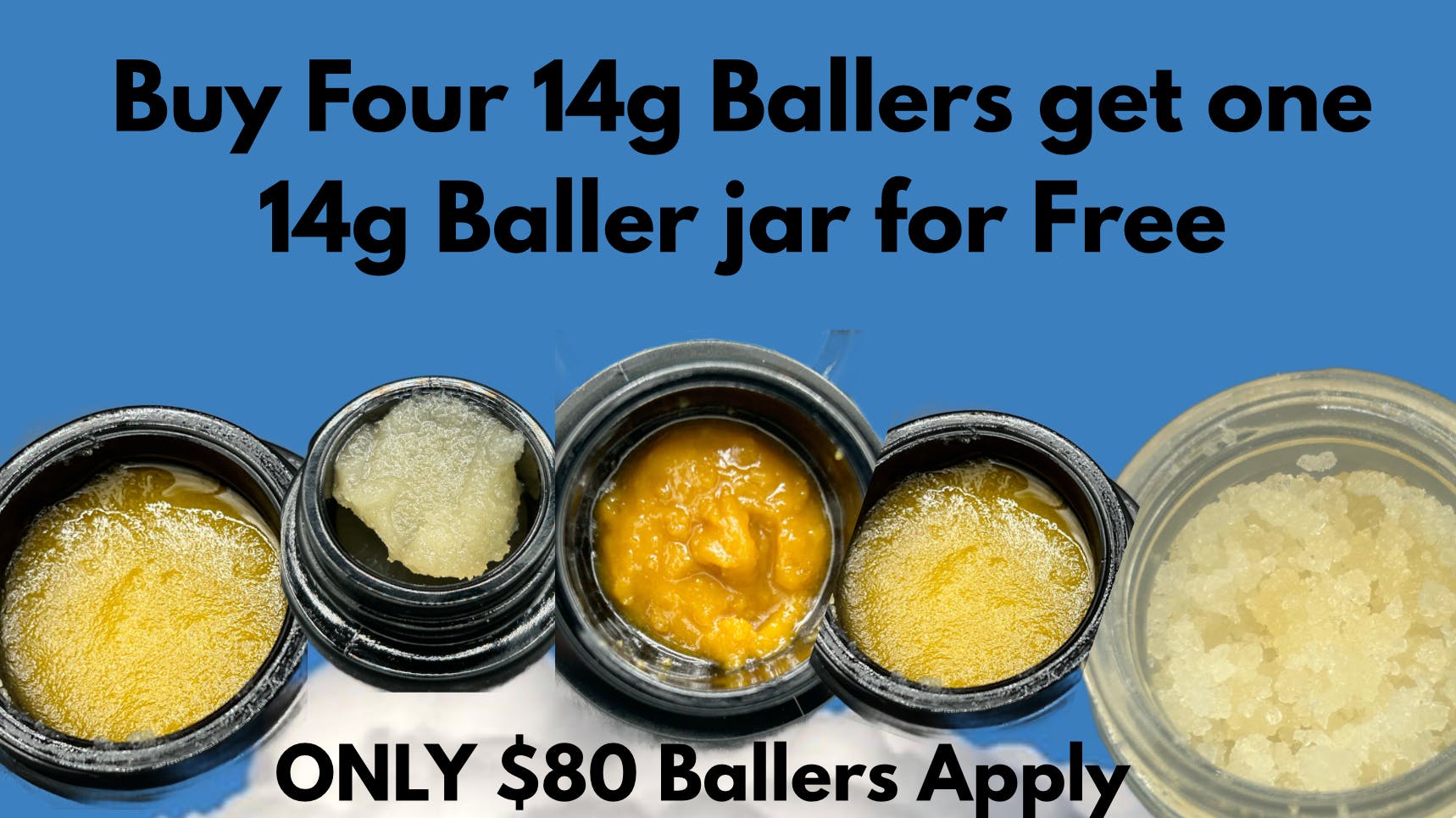 Grove Cannabis Company (Pickup Available) Buy 4 baller jars get 1 Free