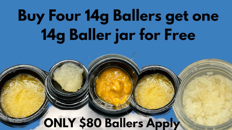 Grove Cannabis Company (Delivery Available) Buy 4 baller jars get 1 Free