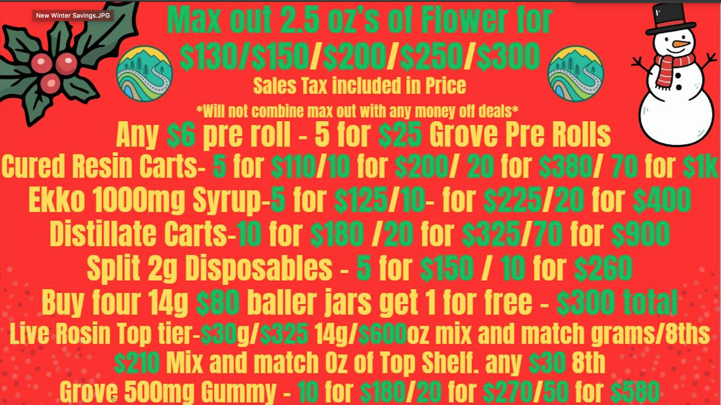 Grove Cannabis Company (Pickup Available) Winter savings, New Deals!