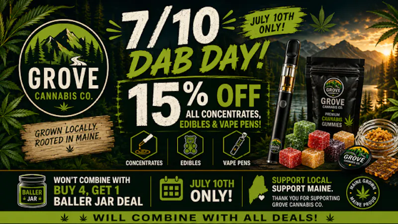 Grove Cannabis Company (Pickup Available) 7/10 15% OFF!!!!