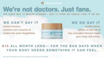 East Coast Cannabis - Eliot $15 Cloud Cream