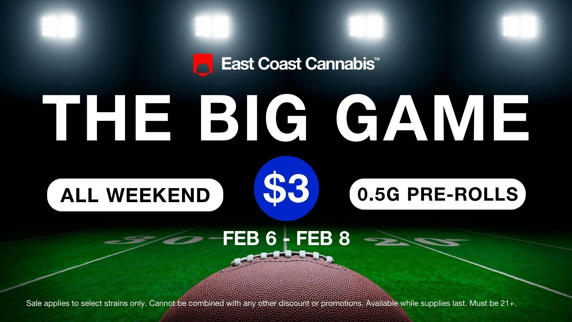 East Coast Cannabis - Lebanon Select 0.5g Pre-Rolls for $3 This Weekend!
