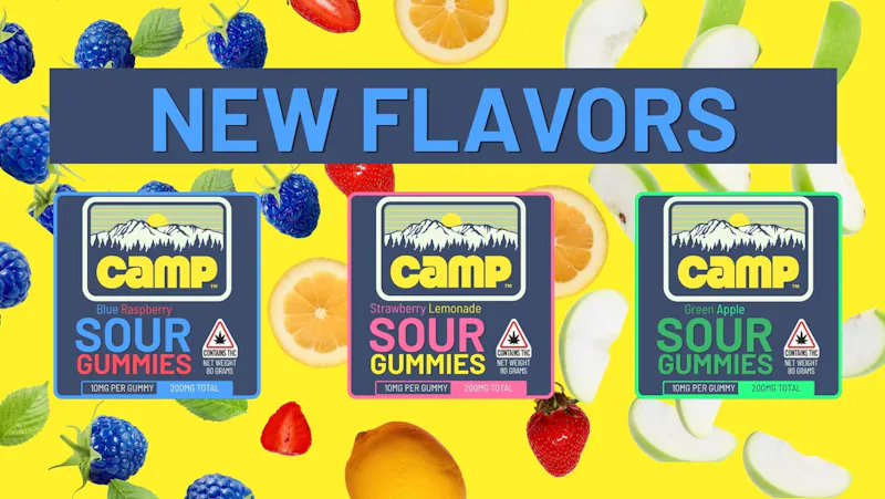 East Coast Cannabis - Lebanon New Product Alert - CAMP Sour Gummies!