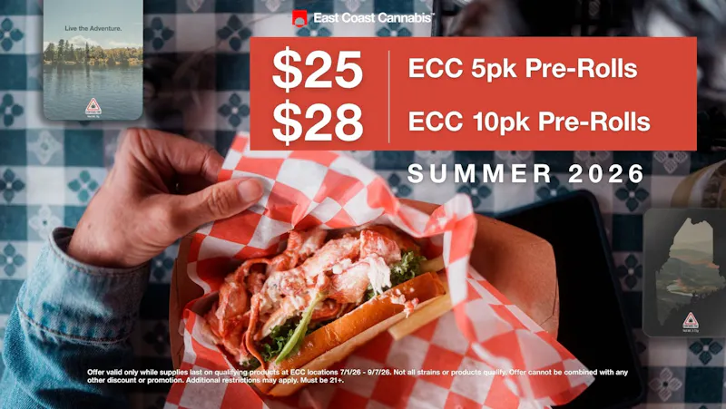 East Coast Cannabis - Lebanon Live the Adventure Pre-Roll Pack Discounts!