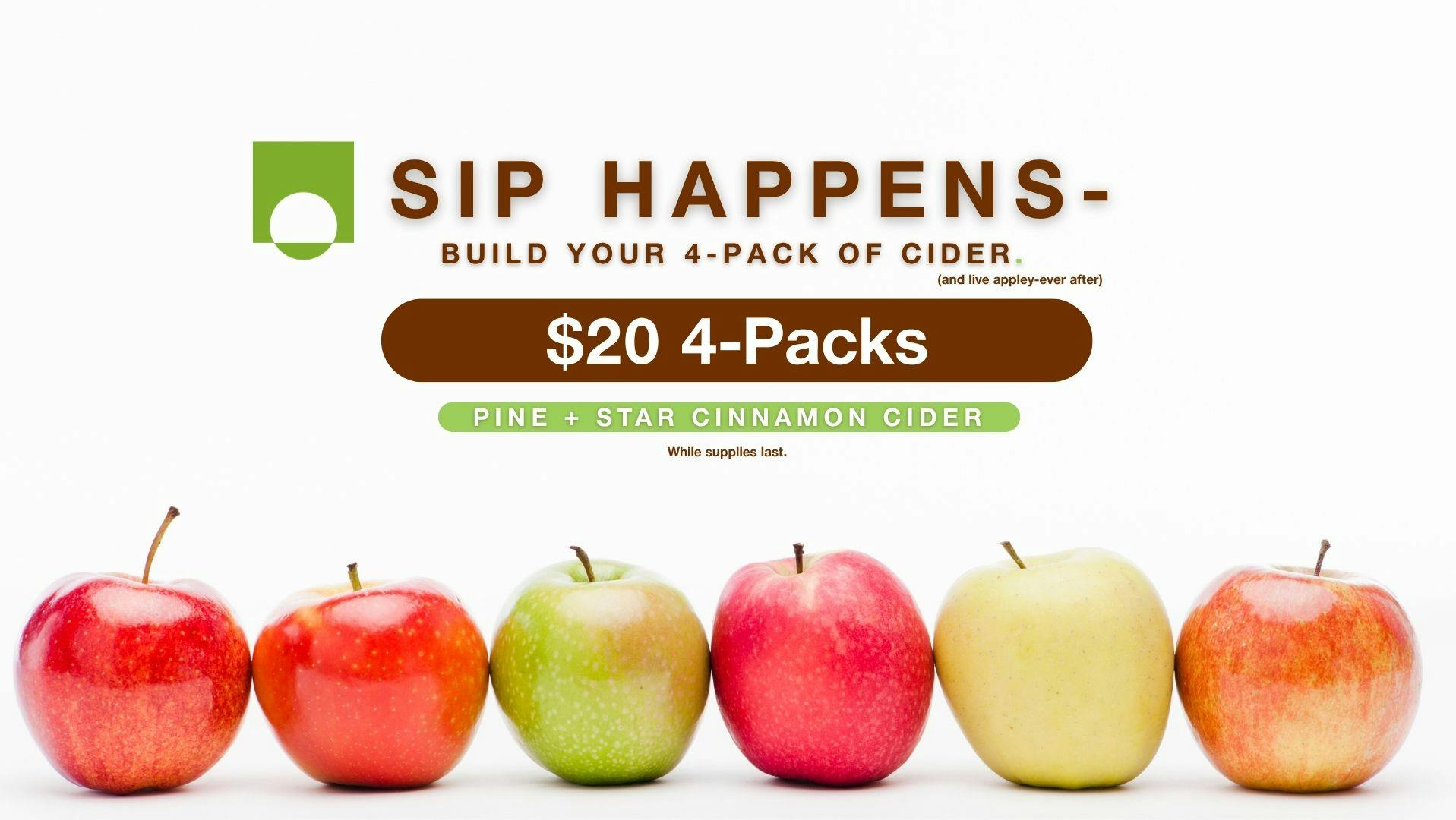 East Coast Cannabis - Eliot $20 4-Pack of Cinnamon Cider
