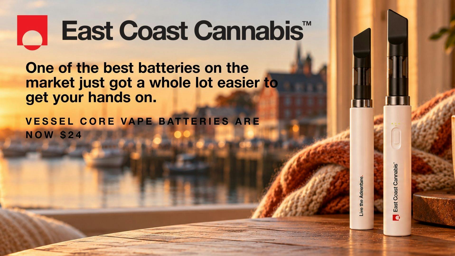 East Coast Cannabis - Lebanon Vessel Core Battery Price Drop!