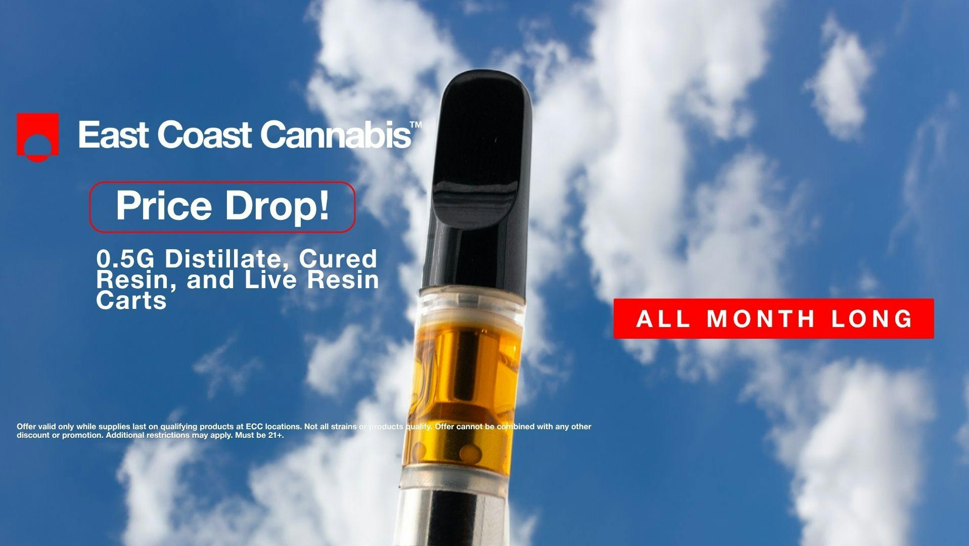 East Coast Cannabis - Lebanon Price Drop Distillate, Cured Resin, & Live Resin!