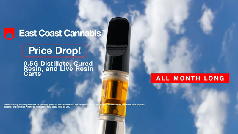 East Coast Cannabis - Lebanon Price Drop Distillate, Cured Resin, & Live Resin!