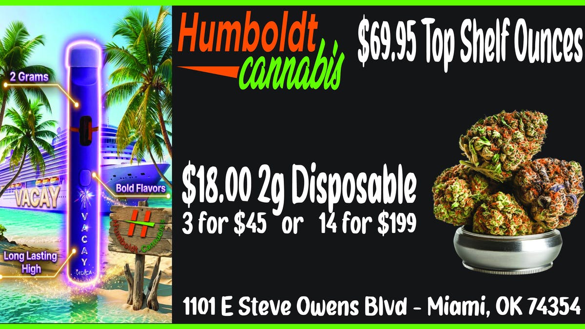 Humboldt Cannabis - Miami Vacay - Top Shelf Flower Deals