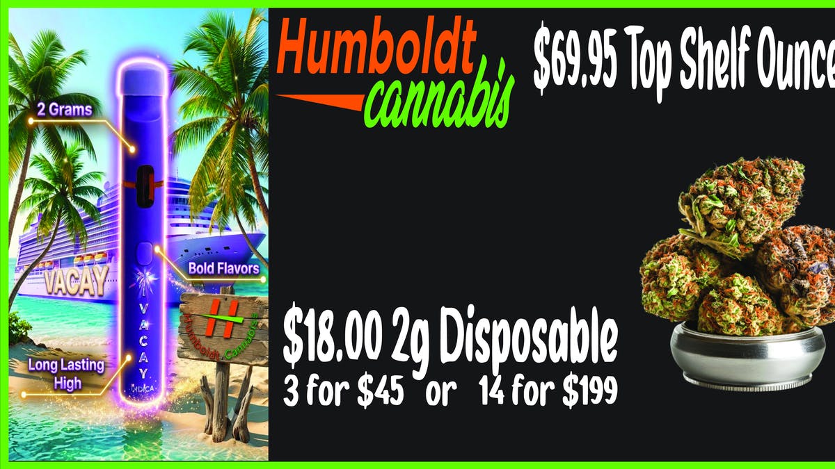 Humboldt Cannabis - Miami Vacay - Top Shelf Ounces