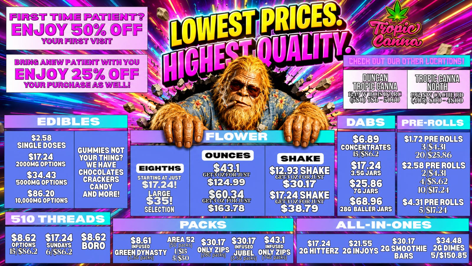 Tropic Canna West New Patient Deal!