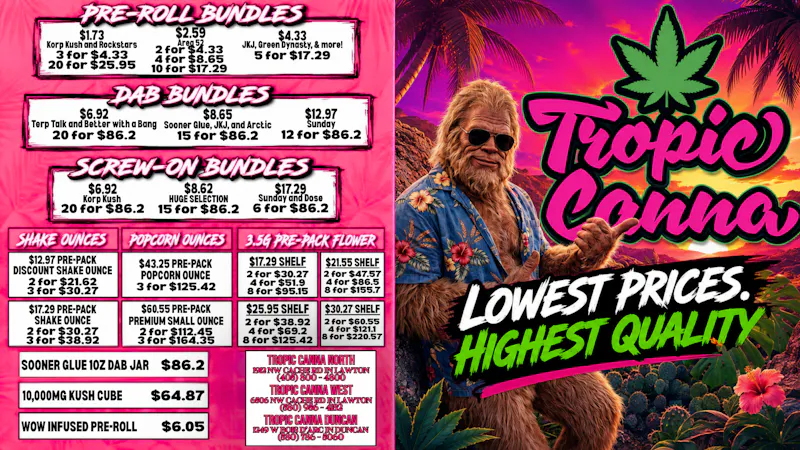 Tropic Canna - Duncan 5 for $175 Dimes!