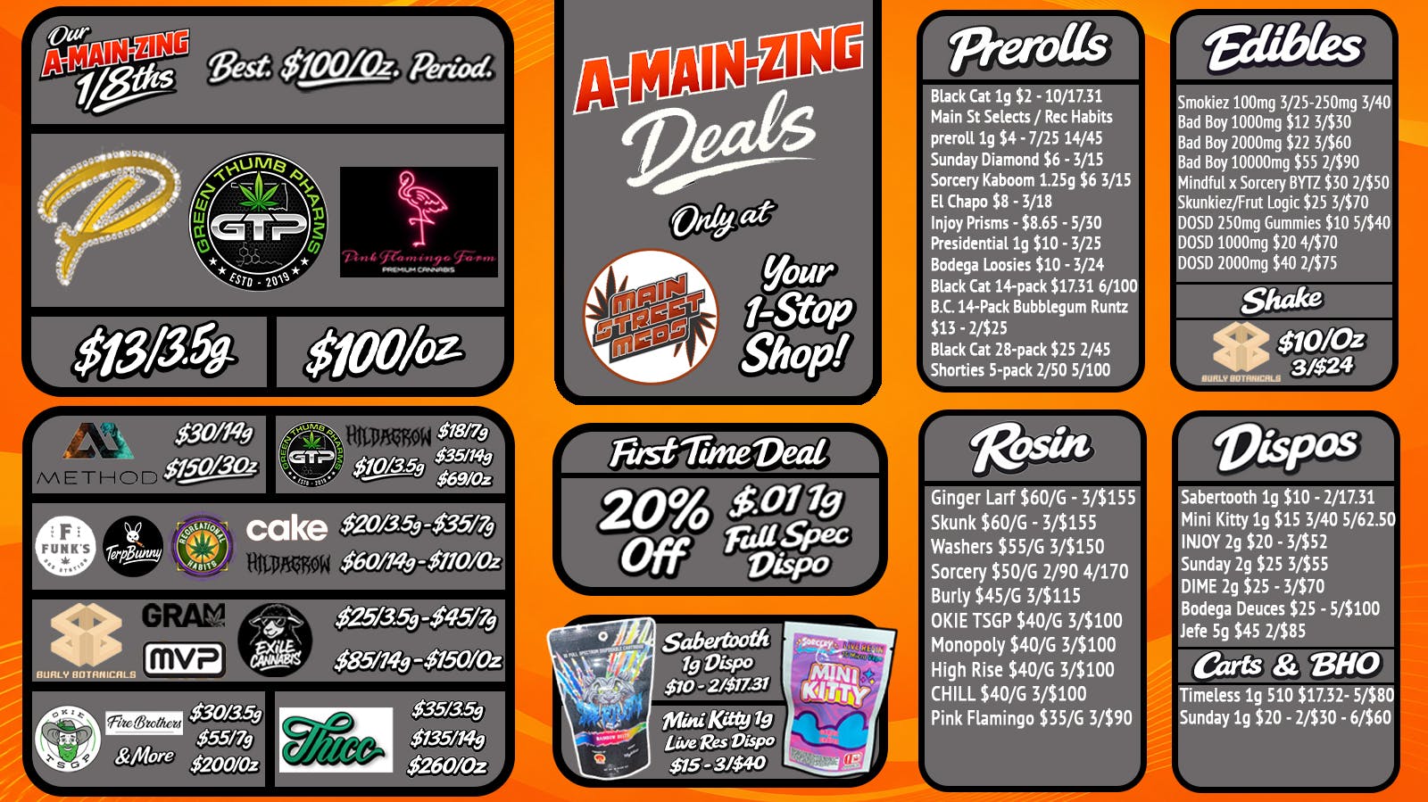 Main St. Meds - Tulsa 24/7 + Drive Thru A-MAINZING DEALS ONLY AT MAIN ST MEDS!