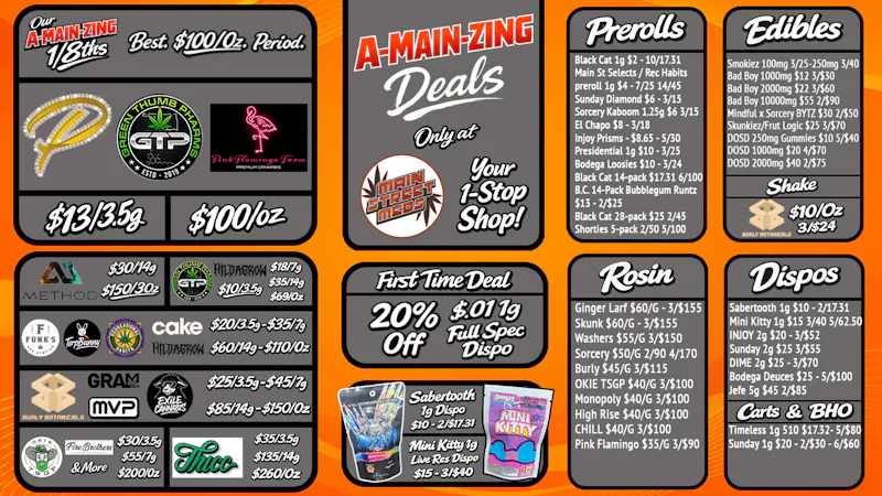 Main St. Meds - Jenks + Drive Thru A-MAINZING DEALS ONLY AT MAIN ST MEDS!
