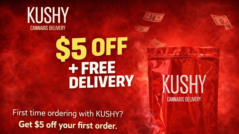 KUSHY Cannabis Delivery - Elk Grove $5 OFF + FREE DELIVERY