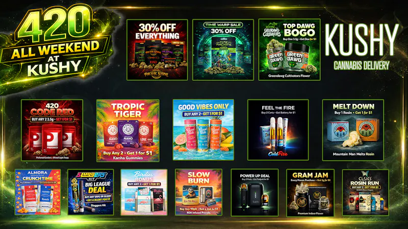 KUSHY Cannabis Delivery - Manteca 420 All Weekend at KUSHY