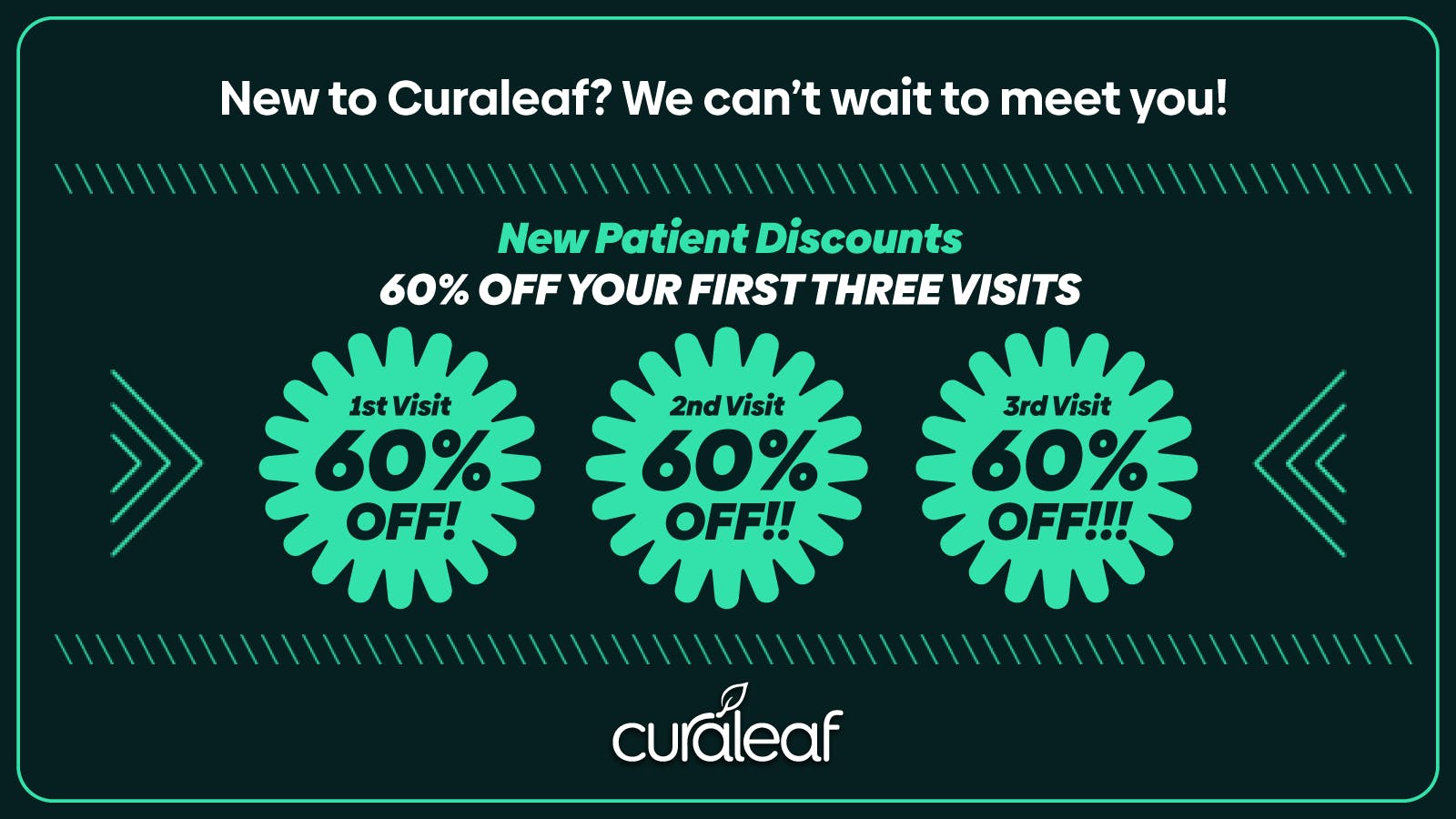 Curaleaf - Orlando University 60% OFF YOUR FIRST 3 VISITS - New Patient Discount
