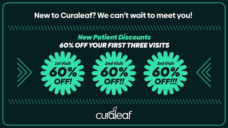 Curaleaf - Tallahassee TN st. 60% OFF YOUR FIRST 3 VISITS - New Patient Discount
