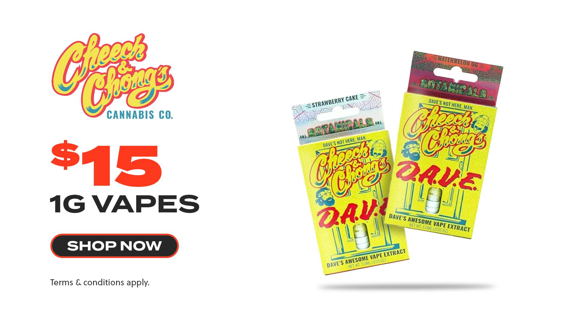 JARS Cannabis - Phoenix Airport Cheech & Chong - $15 1g Vapes