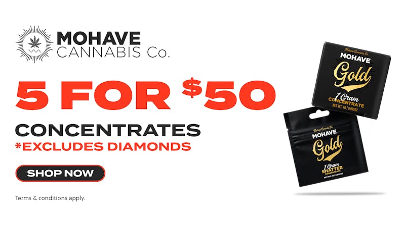 JARS Cannabis - Tolleson Mohave - 5 for $50 Concentrates