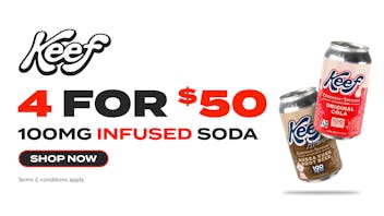 JARS Cannabis - Prescott Keef - 4 for $50 100mg Sodas