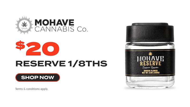 JARS Cannabis - Globe Mohave - $20 Reserve Eighth