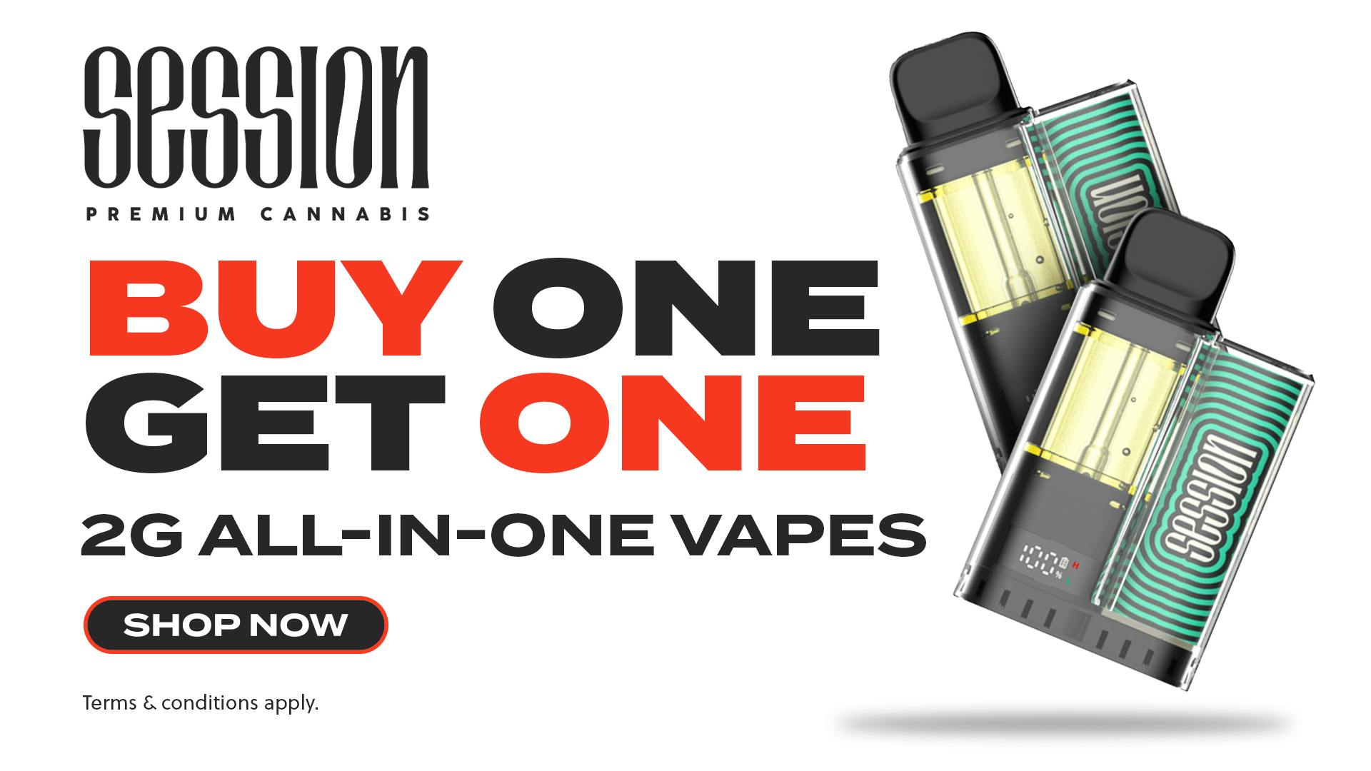 JARS Cannabis - Arcadia Session - BOGO 2g All-In-One Vapes