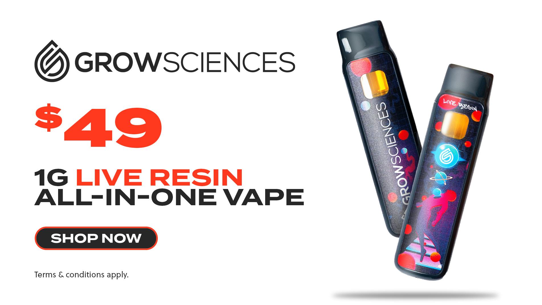 JARS Cannabis - North Phoenix Grow Sciences - $49 Live Resin All-In-One Vape 1g