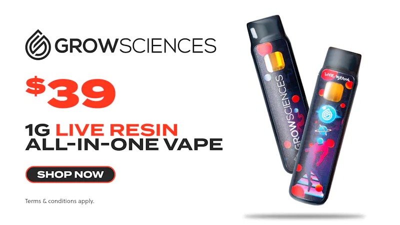 JARS Cannabis - Yuma Grow Sciences - $39 Live Resin All-In-One Vape 1g