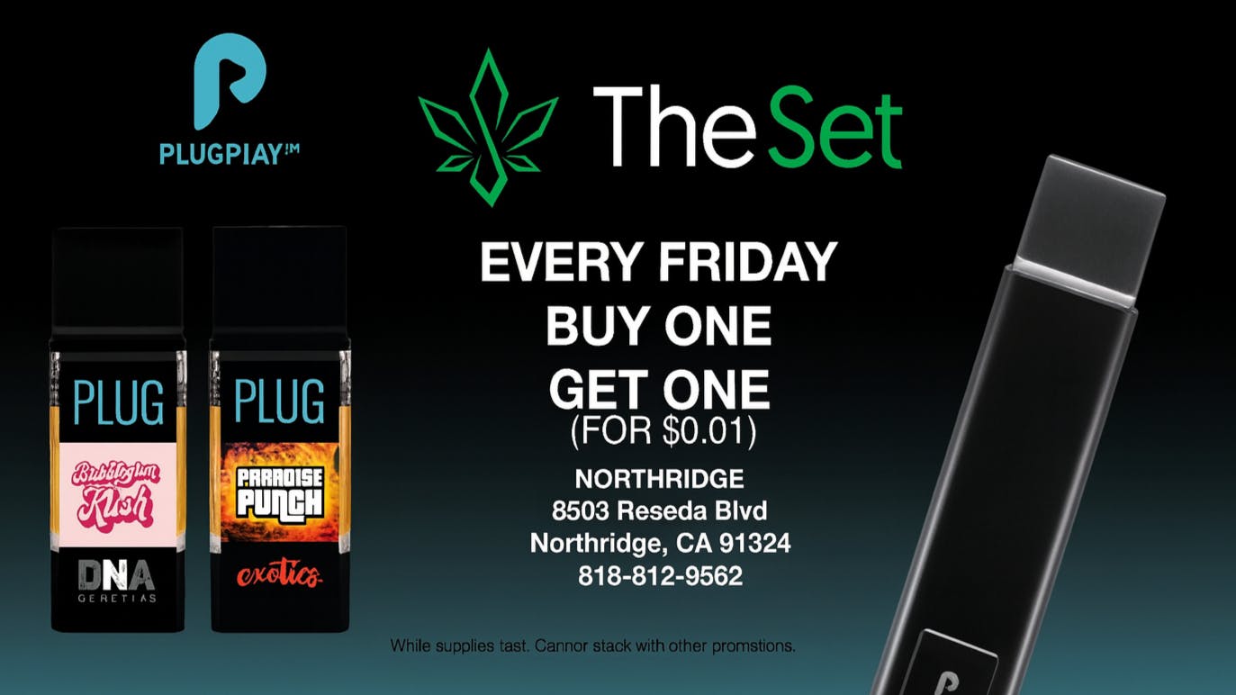 The Set Northridge Plug n Play BOGO $0.01 on Fridays!