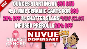 NuVue - Pueblo North 5x 1.2g PreRolls $20 OTD & more listed here...