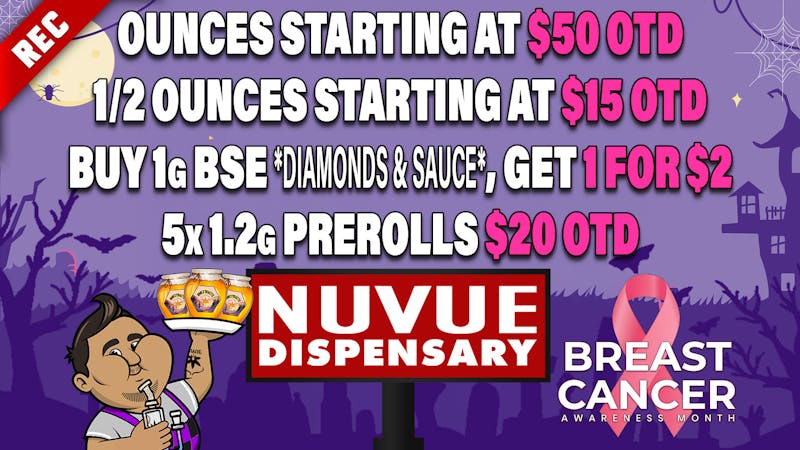 NuVue - Pueblo East 20% off 1g RME Disposable Vapes & more deals...