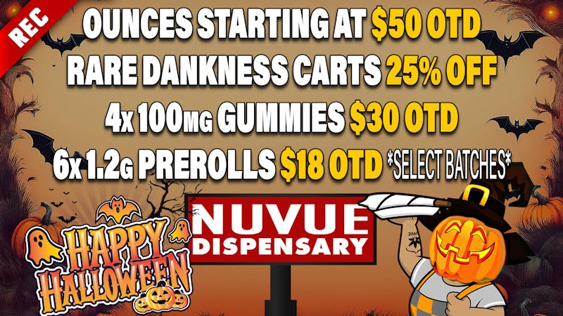 NuVue Pharma - Denver 4x 1g Live Resin $45 OTD, & click for more deals..