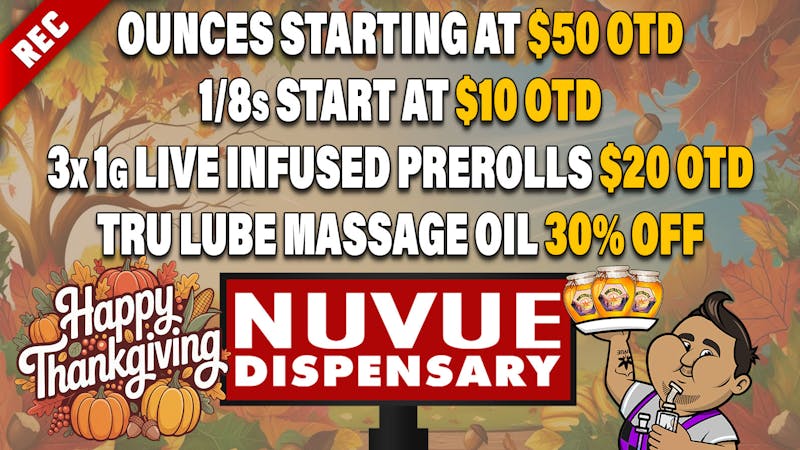 NuVue - Pueblo East 8x 100mg Gummies $50 OTD, & click for more deals..