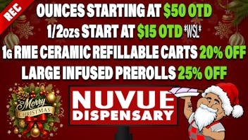 NuVue Pharma - Denver 4x 1.2g Strain Series PreRolls $20 OTD & more...