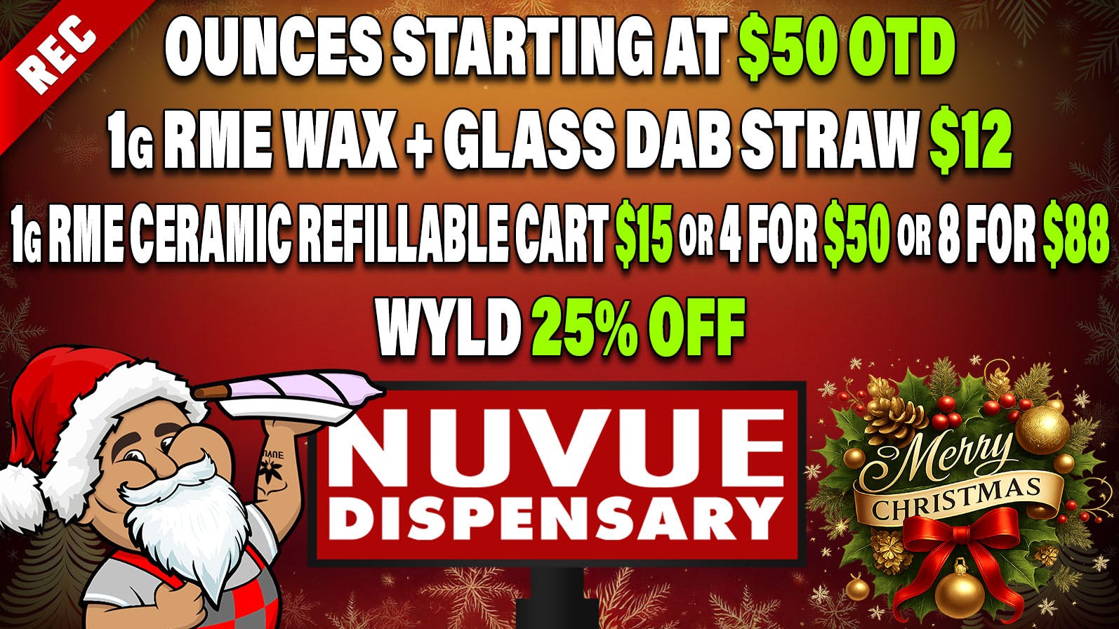 NuVue - Pueblo North $10 OTD 1/8s, 3x 1g Infused PreRolls $20 OTD, &...
