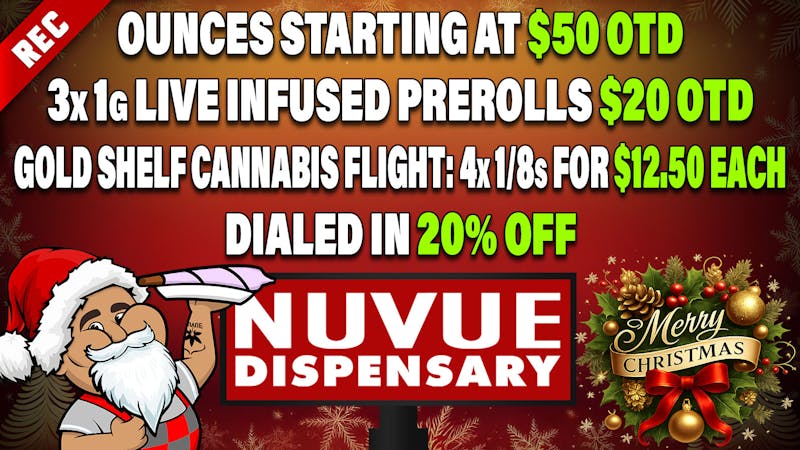NuVue Pharma - Denver 4x 100mg Gummies $30 OTD, $10 OTD 1/8s, & more...